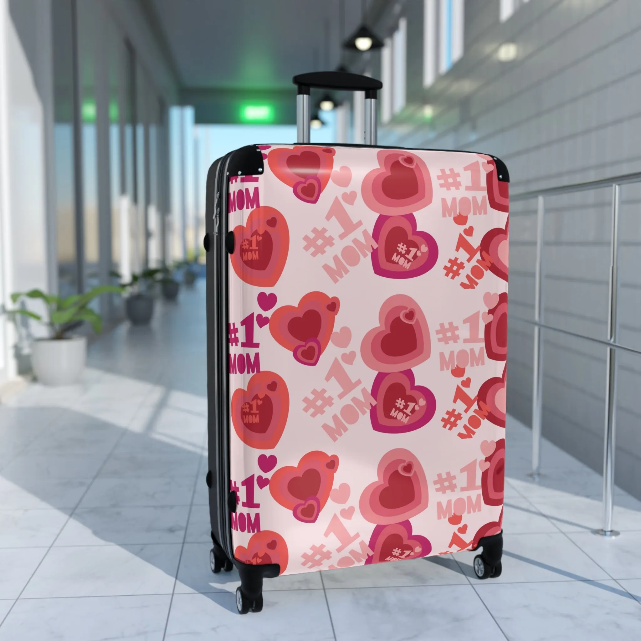 #1 Mom Traveler Suitcase