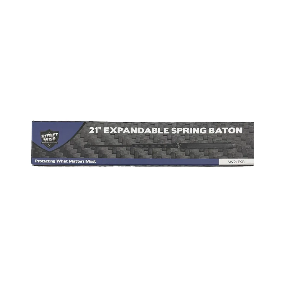 21" Expandable Spring Stainless Steel Baton