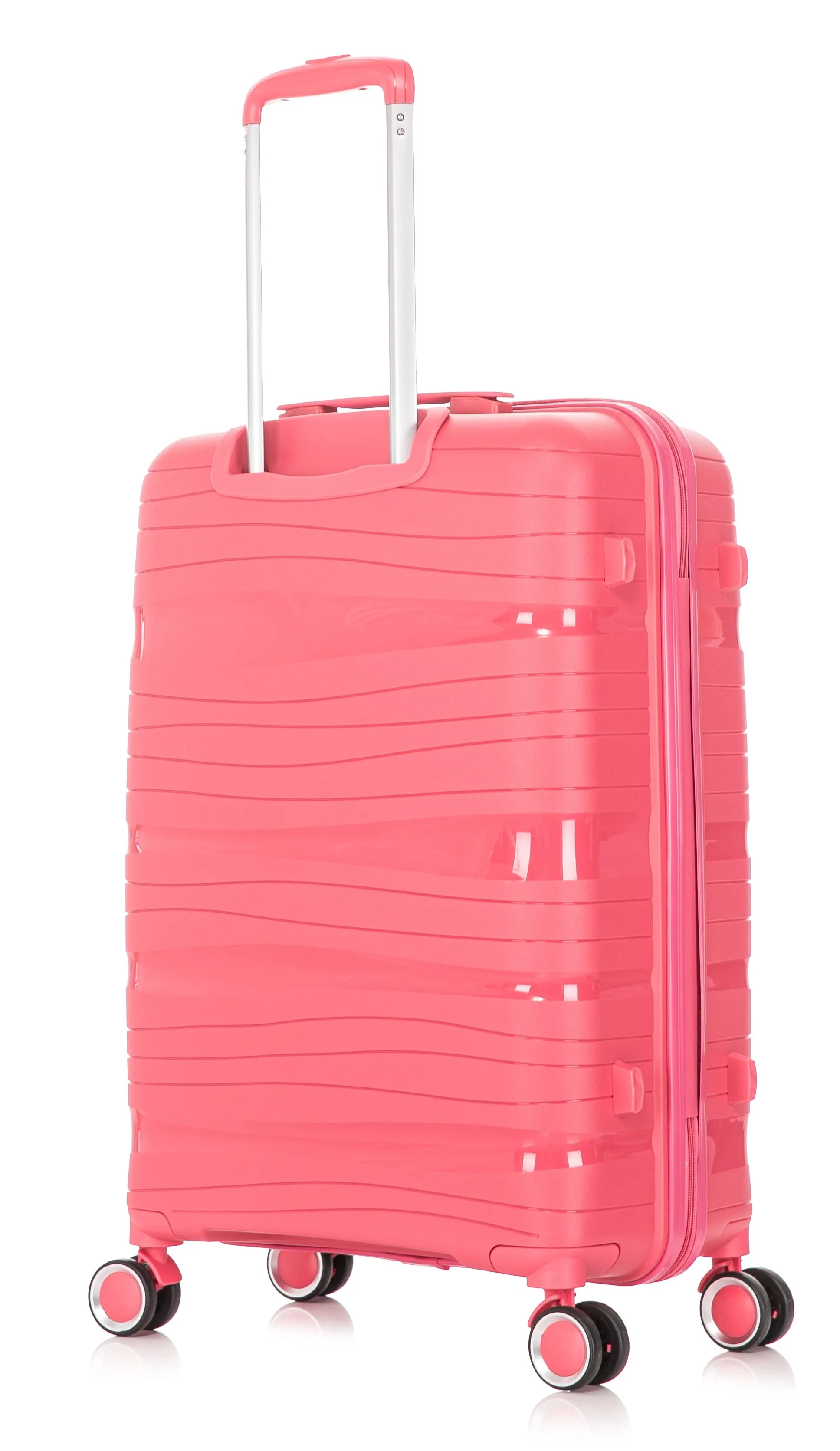 28" Large Polypropylene Hard Shell Suitcase PP801 - Pink