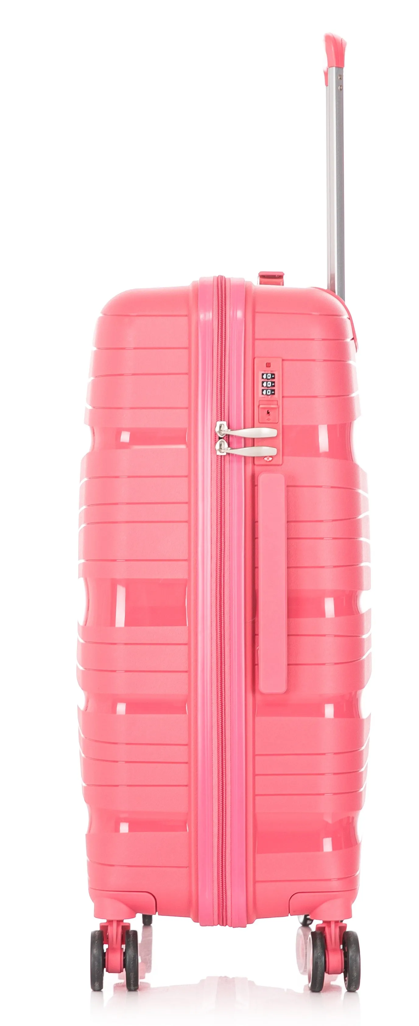 28" Large Polypropylene Hard Shell Suitcase PP801 - Pink