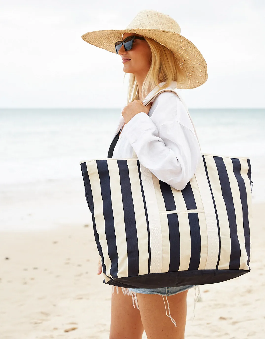 All Day Base - Navy Stripe