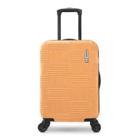 American Tourister Luggage Suitcase Carry On 20" Spinner Hardside, Orange