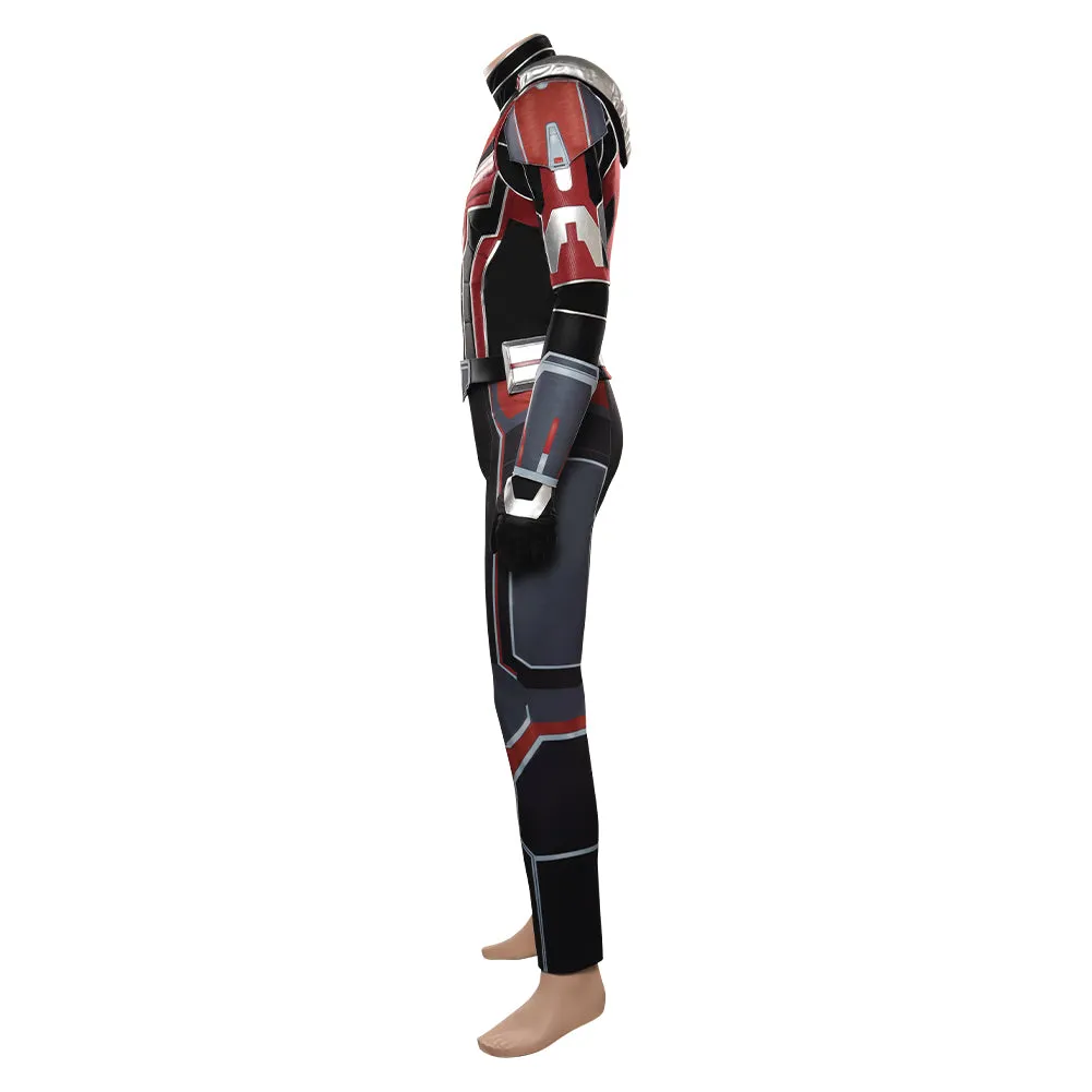 Ant-Man and the Wasp: Quantumania-Ant-Man Cosplay Costume Top PAnts Gloves Halloween Carnival Disguise Suit