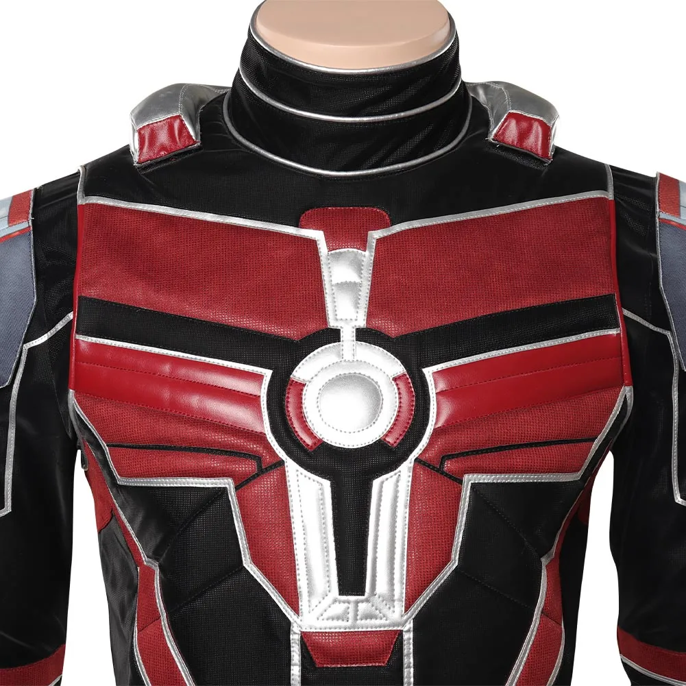 Ant-Man and the Wasp: Quantumania-Ant-Man Cosplay Costume Top PAnts Gloves Halloween Carnival Disguise Suit