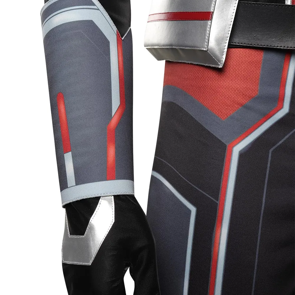 Ant-Man and the Wasp: Quantumania-Ant-Man Cosplay Costume Top PAnts Gloves Halloween Carnival Disguise Suit