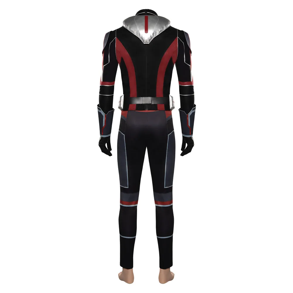 Ant-Man and the Wasp: Quantumania-Ant-Man Cosplay Costume Top PAnts Gloves Halloween Carnival Disguise Suit