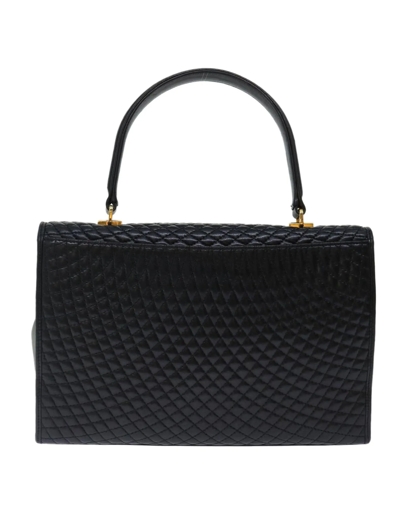 Bally Quilted Leather Handbag