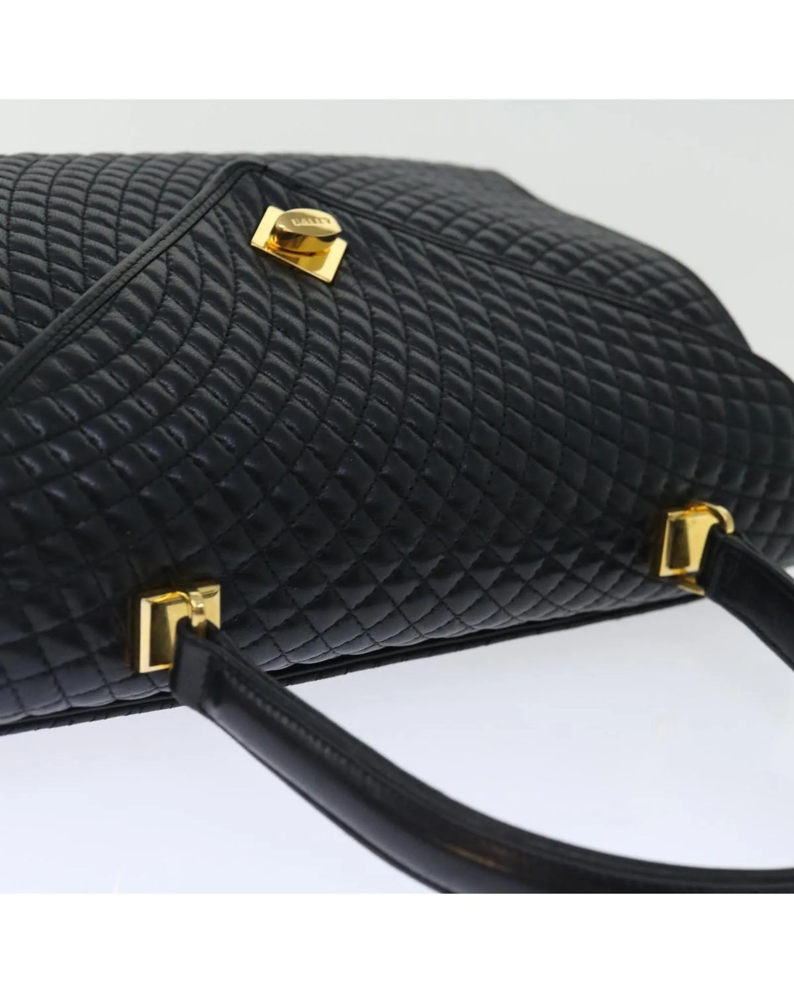 Bally Quilted Leather Handbag