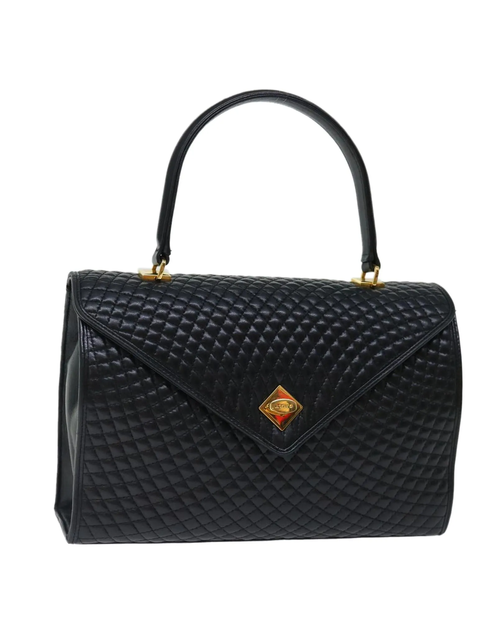 Bally Quilted Leather Handbag