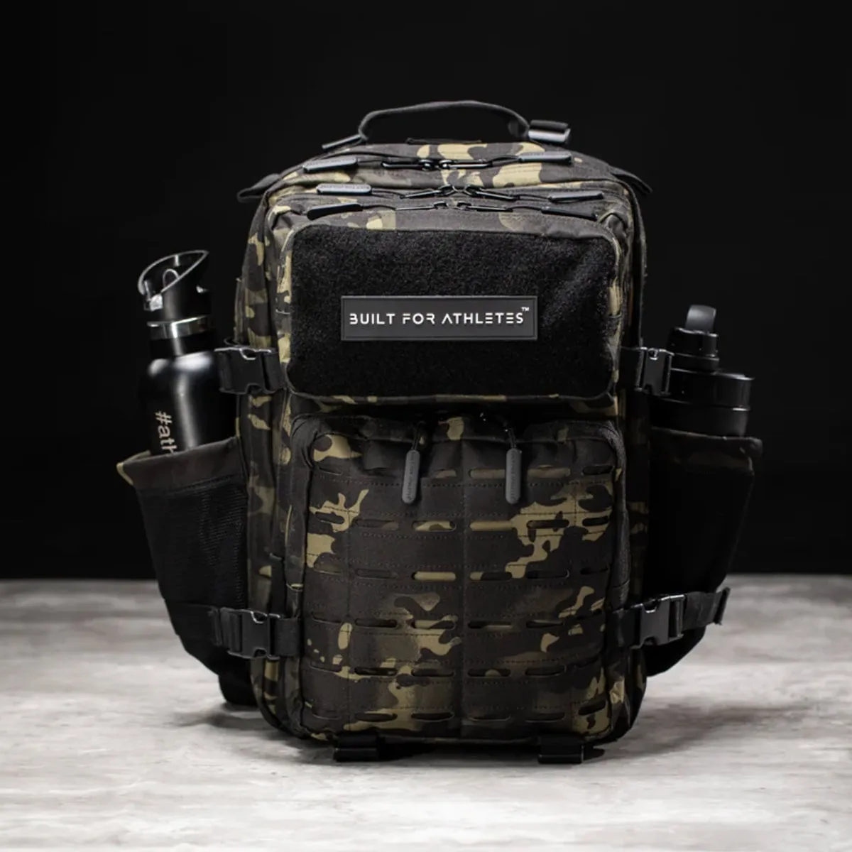 Built For Athletes Small Gym Backpack Black Camo