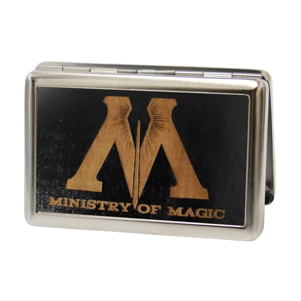 Business Card Holder - LARGE - M-MINISTRY OF MAGIC Symbol GW Black