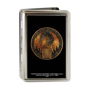 Business Card Holder - LARGE - MACUSA Seal FCG Black Golds