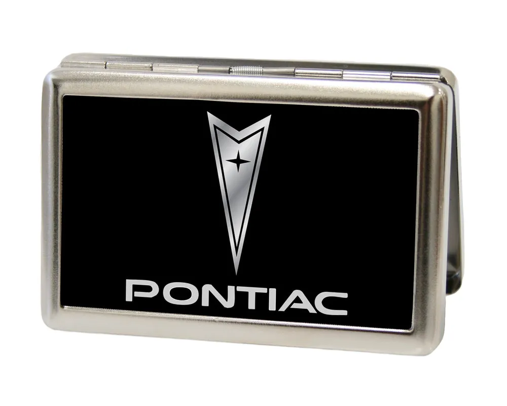 Business Card Holder - LARGE - Pontiac FCG Black Silver