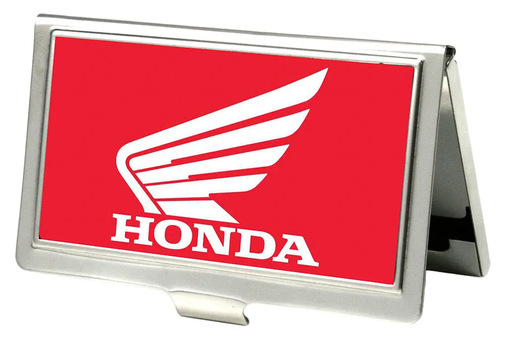 Business Card Holder - SMALL - HONDA Motorcycle FCG Red White