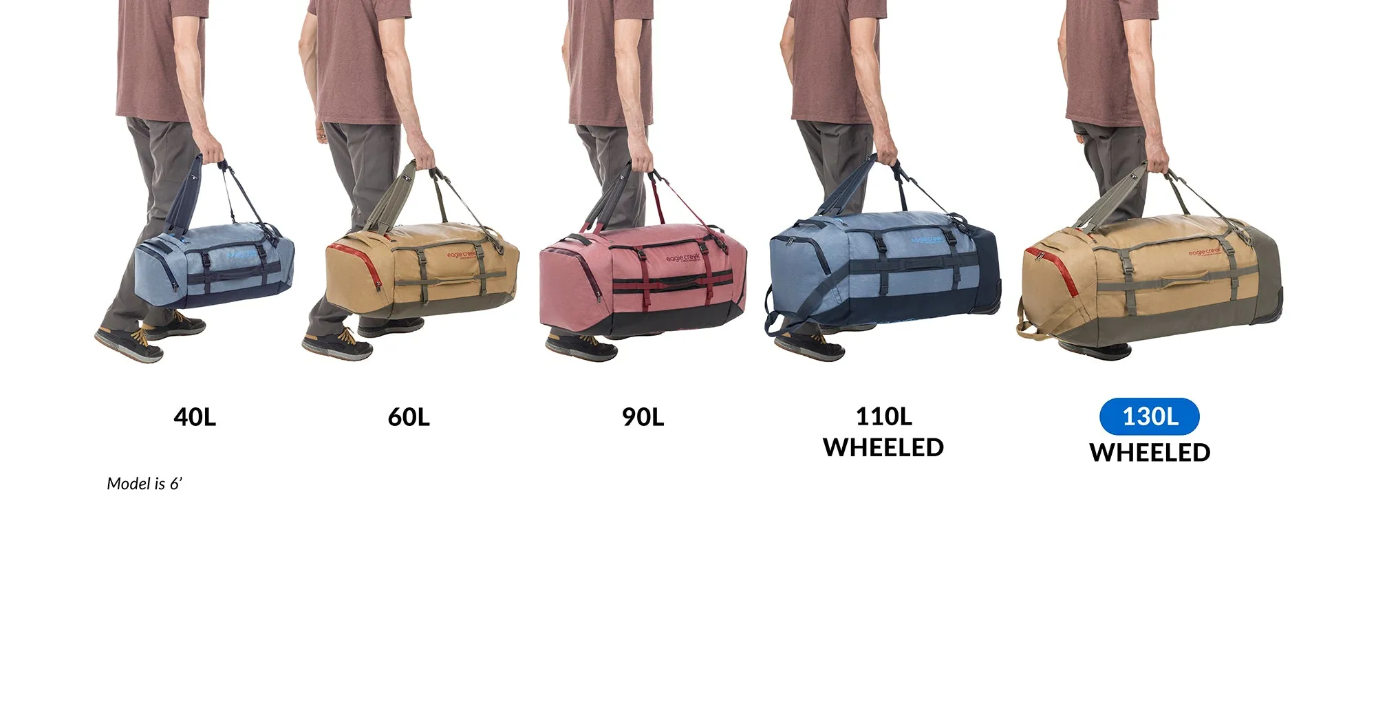 Cargo Hauler 130L Wheeled Duffel Bag