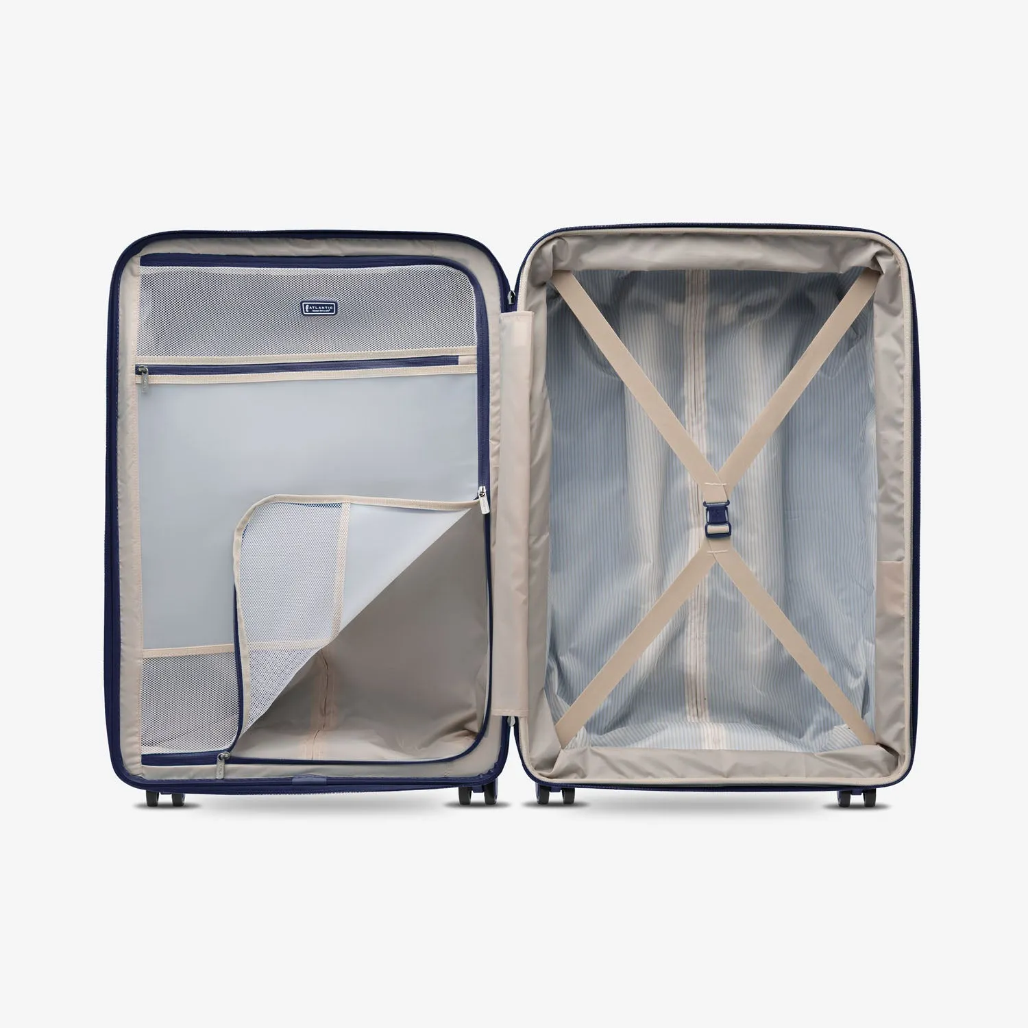 Convertible Medium to Large Checked Expandable Hardside Spinner - Nautical Navy