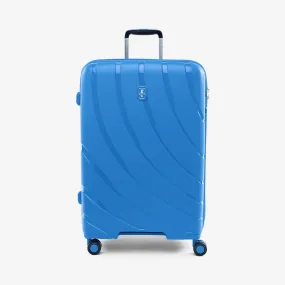 Convertible Medium to Large Checked Expandable Hardside Spinner - Ocean Blue