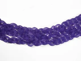 Dark Purple Circular Acrylic Chains