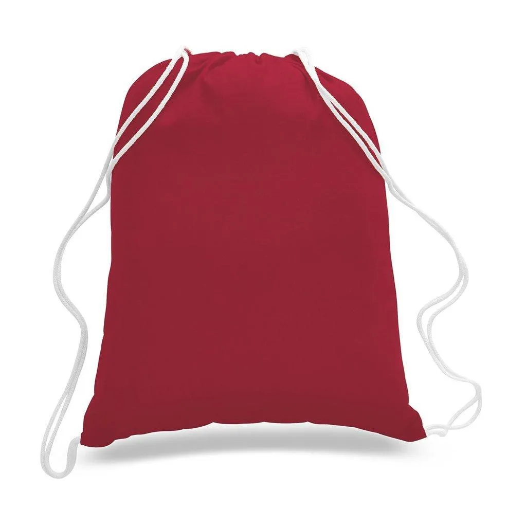 Drawstring Backpack 100% Cotton Sheeting