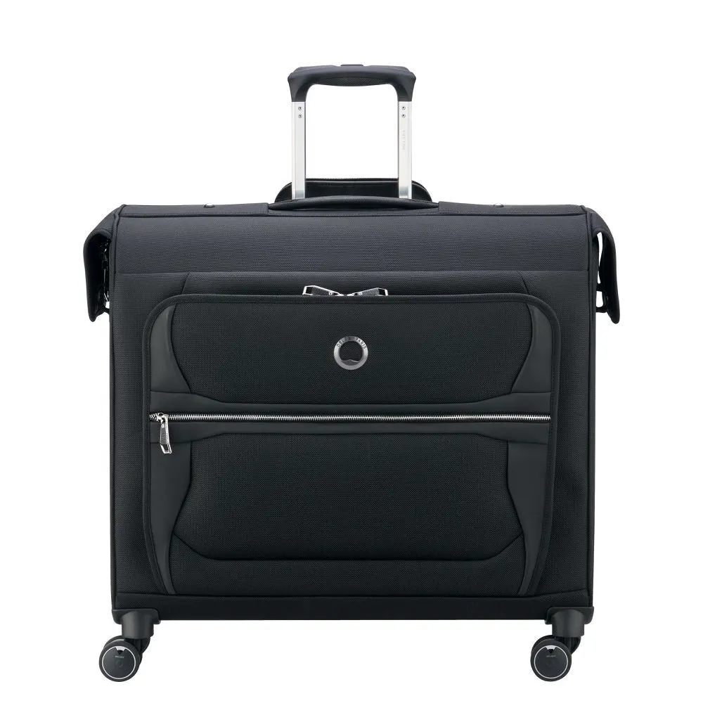 EXECUTIVE COLLECTION 4W SPINNER GARMENT BAG - BLACK