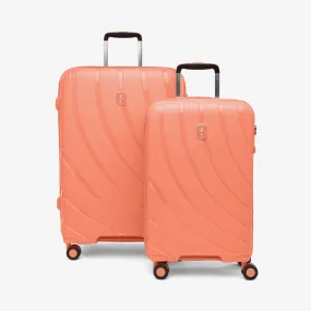 Expandable Hardside Spinner Set - Coral Orange