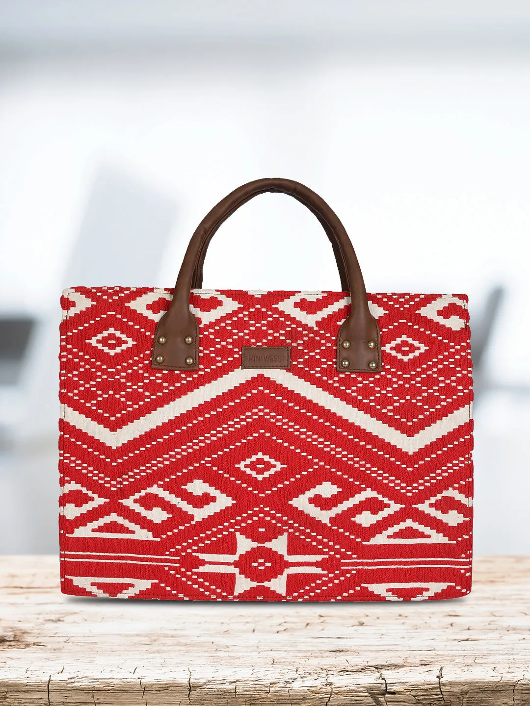 Fiery Notebook Tote Bag