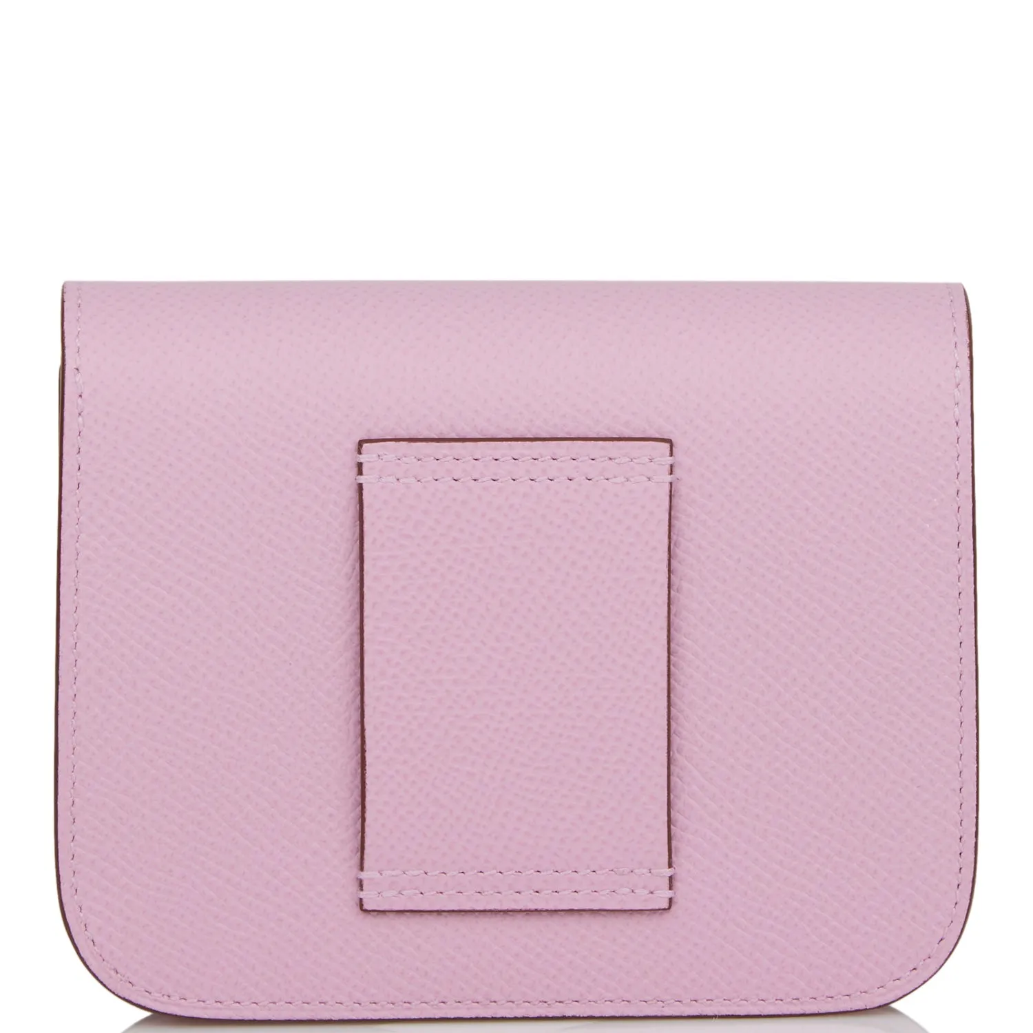 Hermes Constance Slim Wallet Mauve Sylvestre Epsom Palladium Hardware