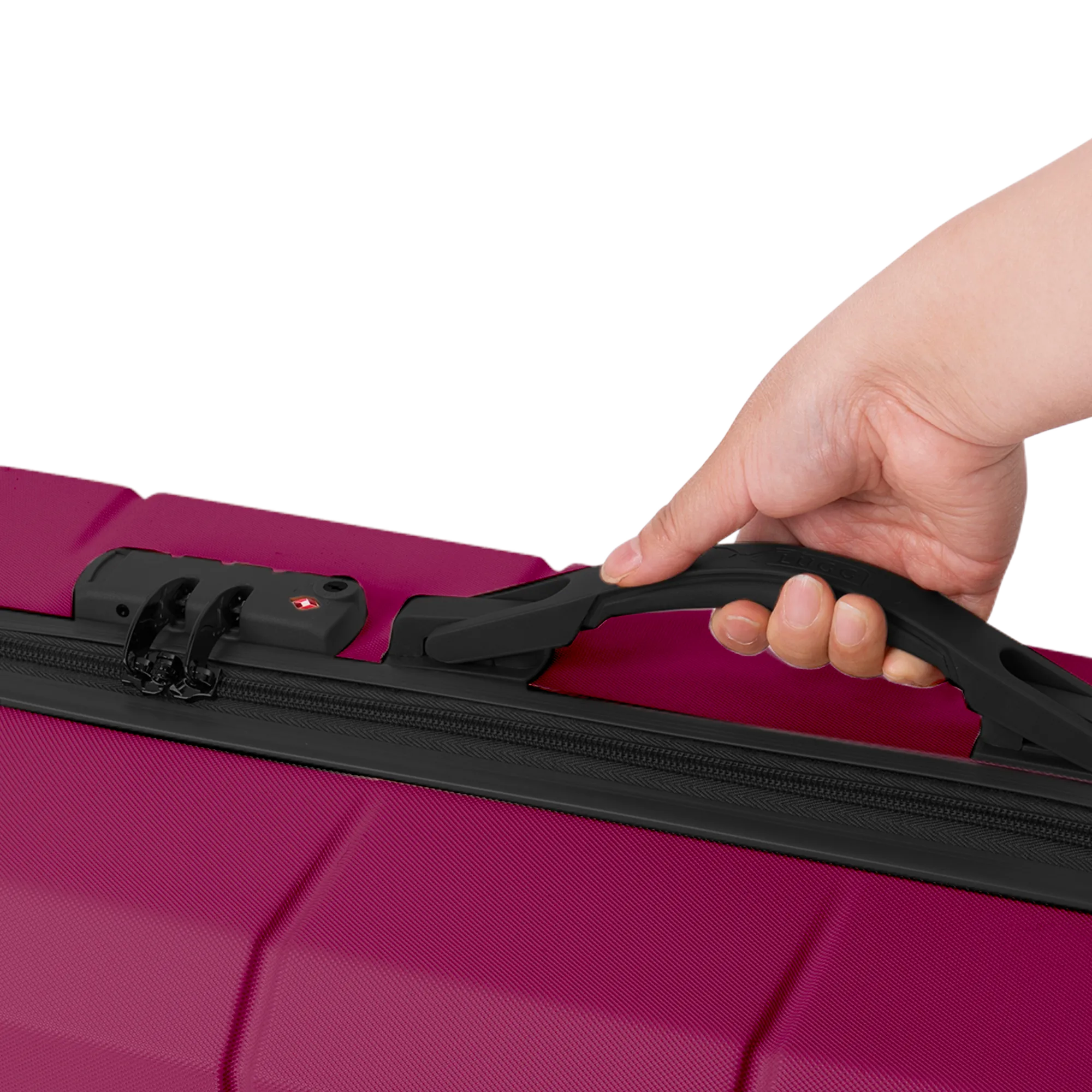 Jetset 3pc Suitcase Set in Burgundy