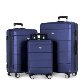 Jetset 3pc Suitcase Set in Midnight Blue