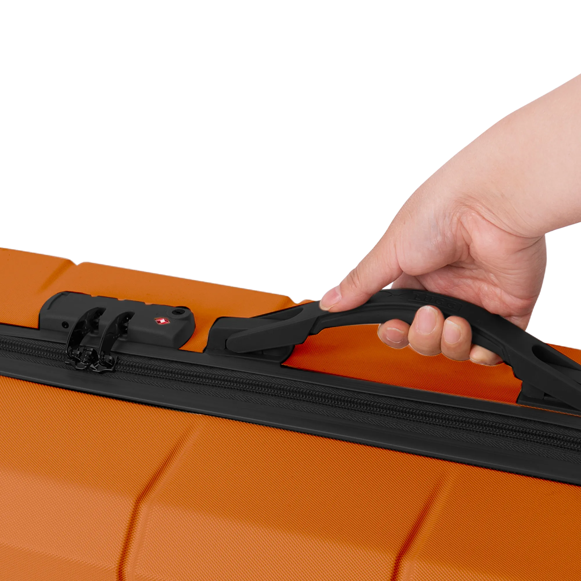 Jetset 3pc Suitcase Set in Orange