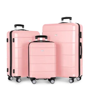 Jetset 3pc Suitcase Set in Rose Gold