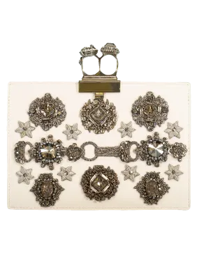 Jeweled Double Ring Clutch