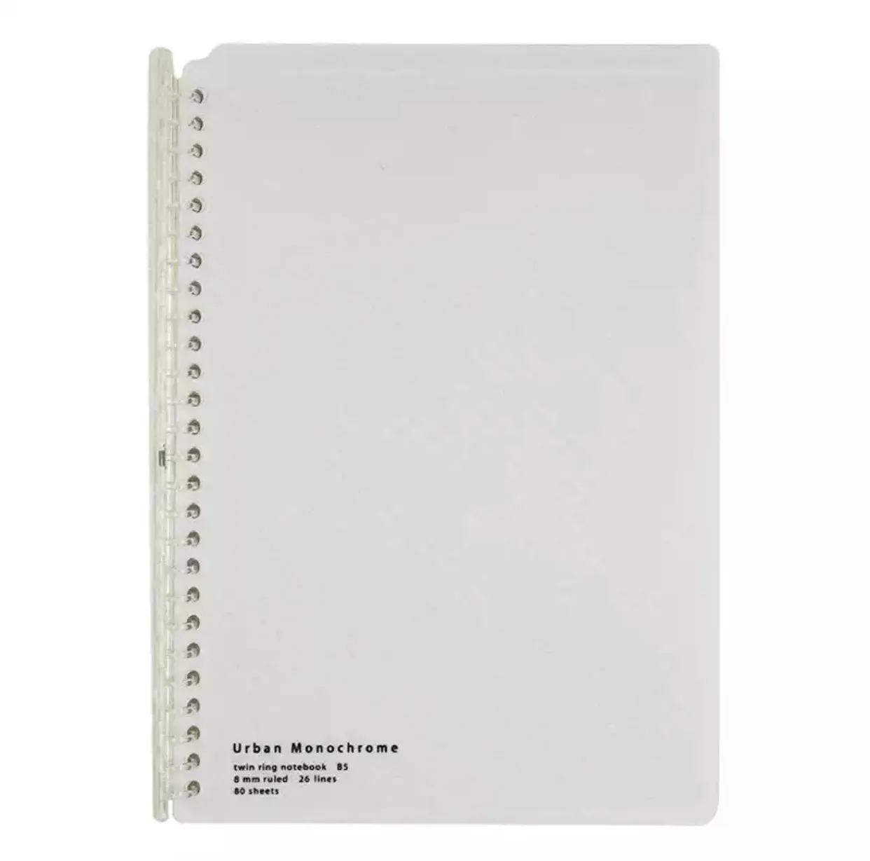 Kokuyo Urban Monochrome A5 Super Slim Smart Ring Binder Note 20 Sheets