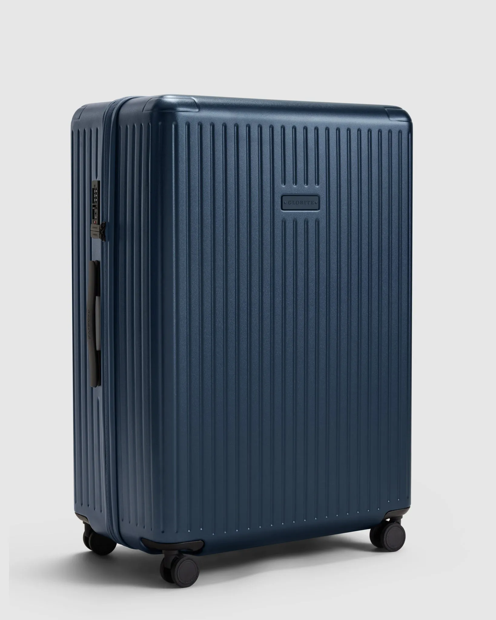 Large Check In Suitcase - Moonlit Ocean Blue