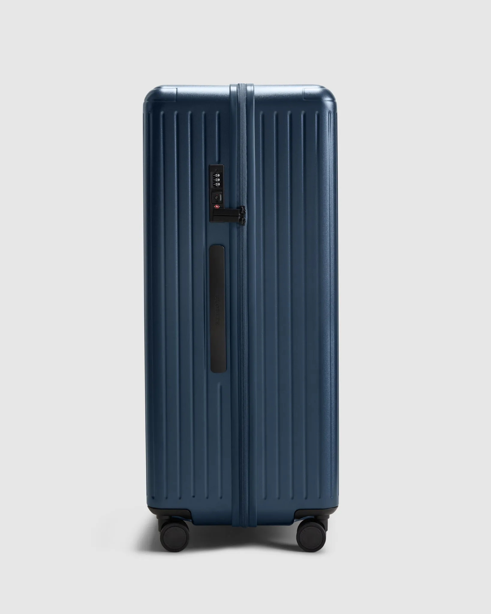 Large Check In Suitcase - Moonlit Ocean Blue