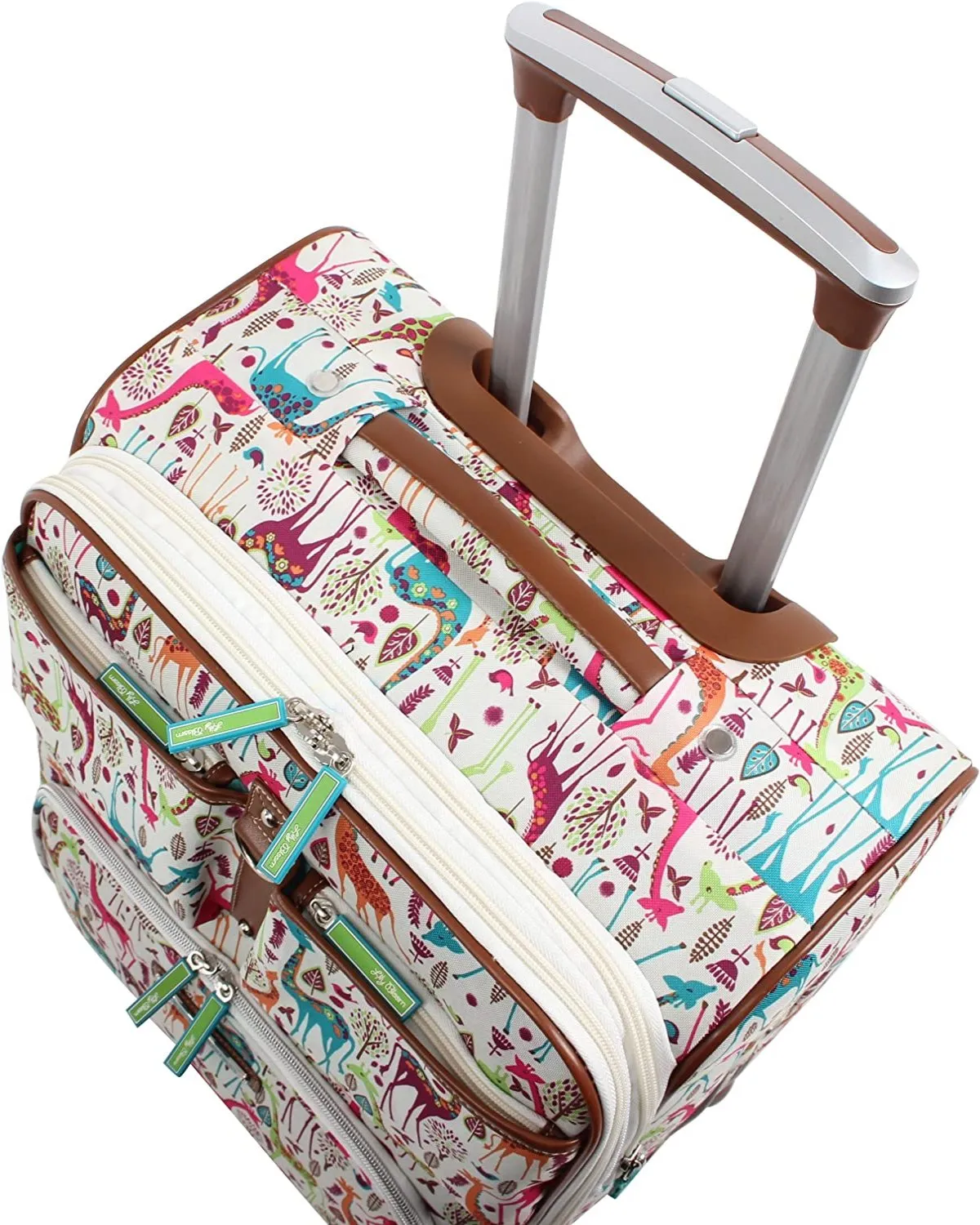 Luggage Carry On Expandable Design Pattern Suitcase With Spinner Wheels 20in