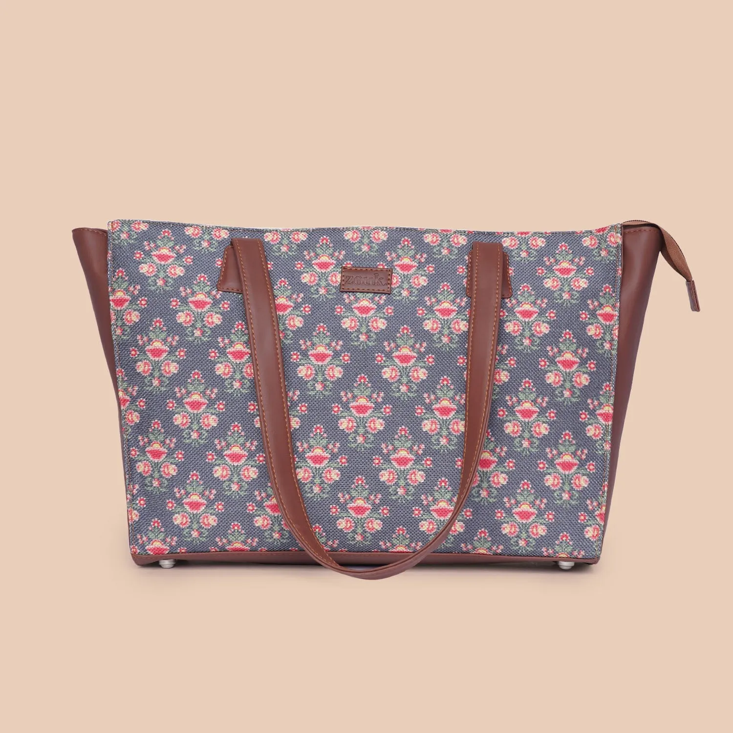 Mughal Garden Print Office Tote Bag