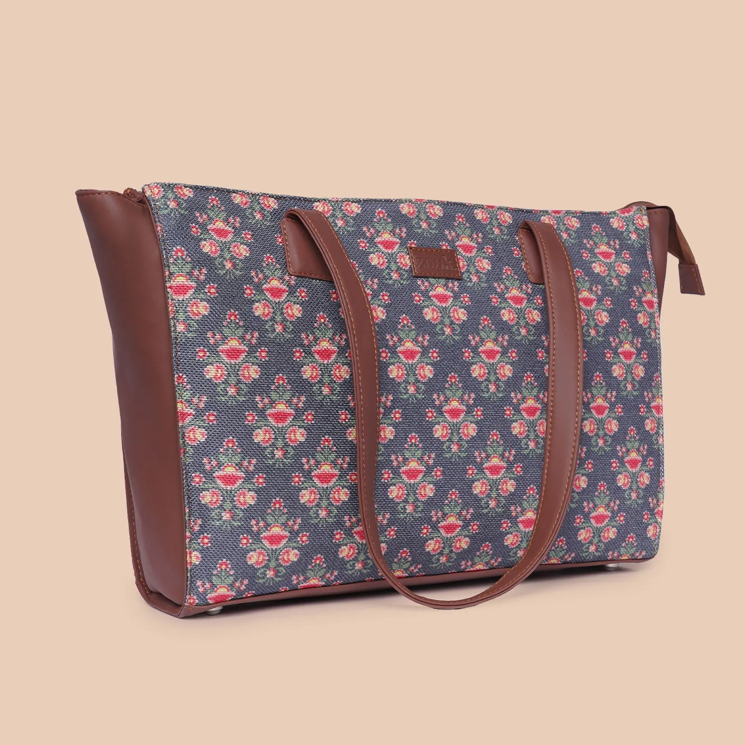 Mughal Garden Print Office Tote Bag