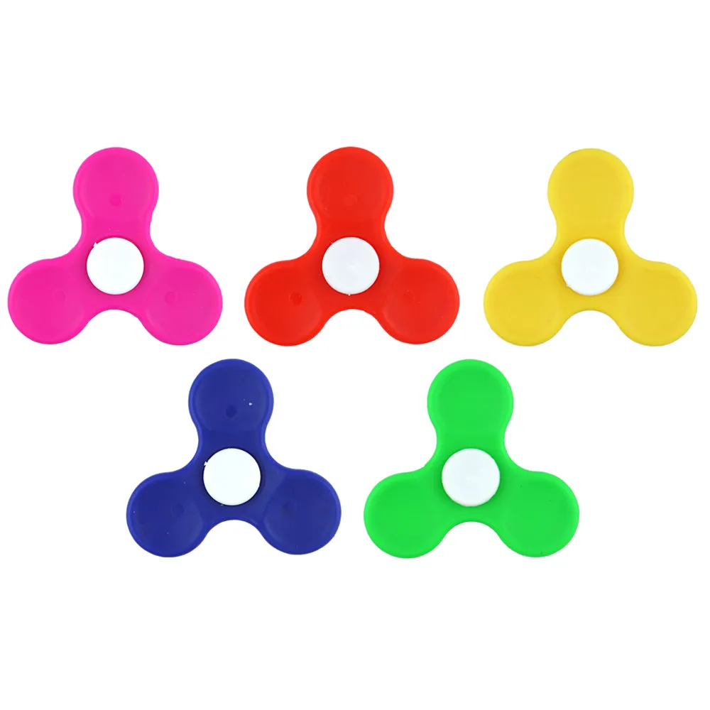 Neon Fidget Finger Spinner - 6 Assorted Colours - 6cm - Each