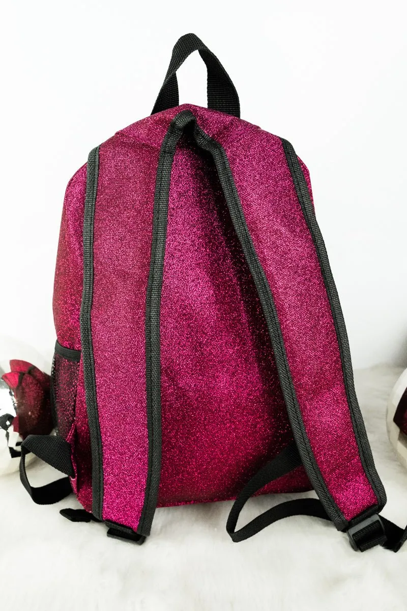 NGIL Hot Pink Glitz & Glam Medium Backpack