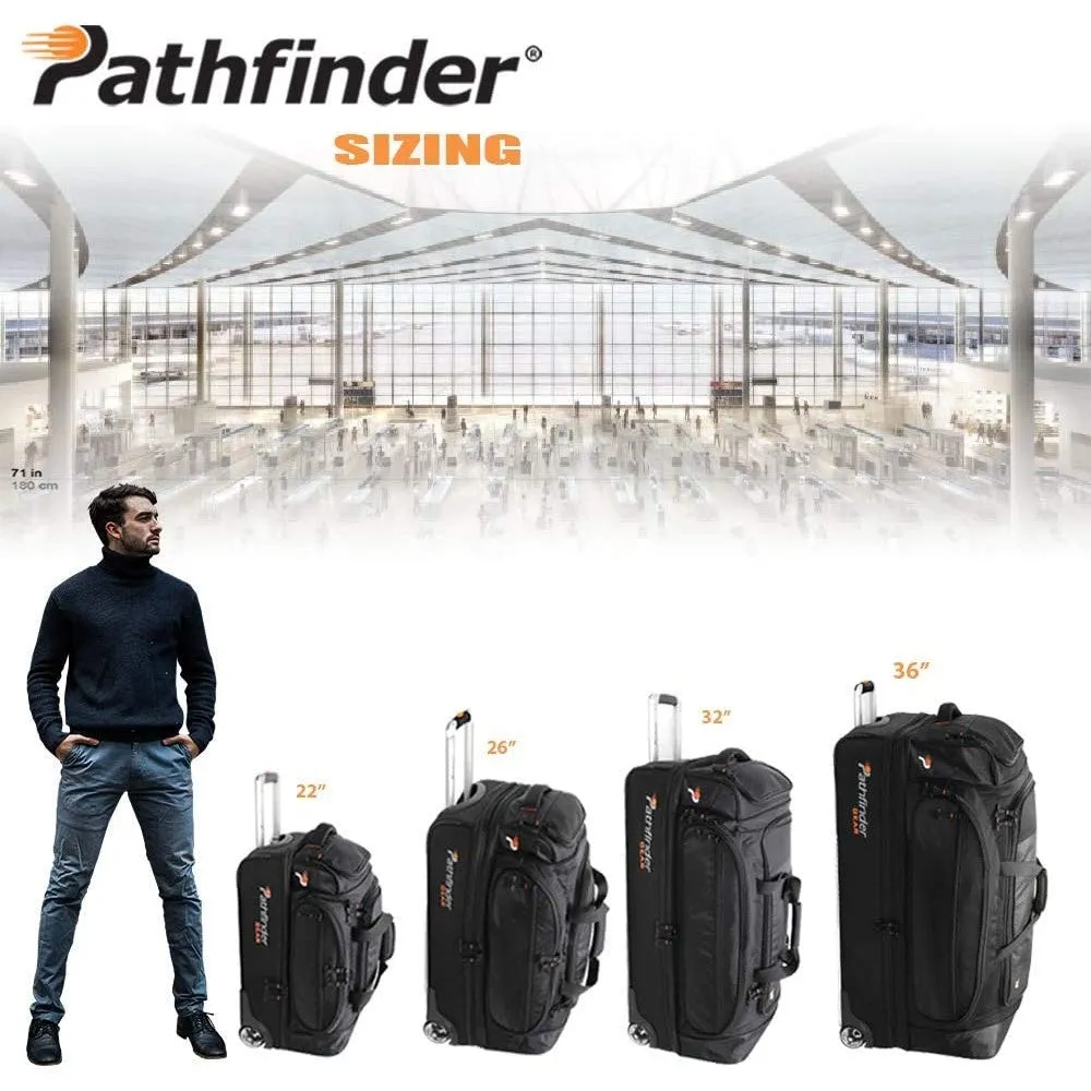 Pathfinder Gear 26" Rolling Drop-Bottom Duffel