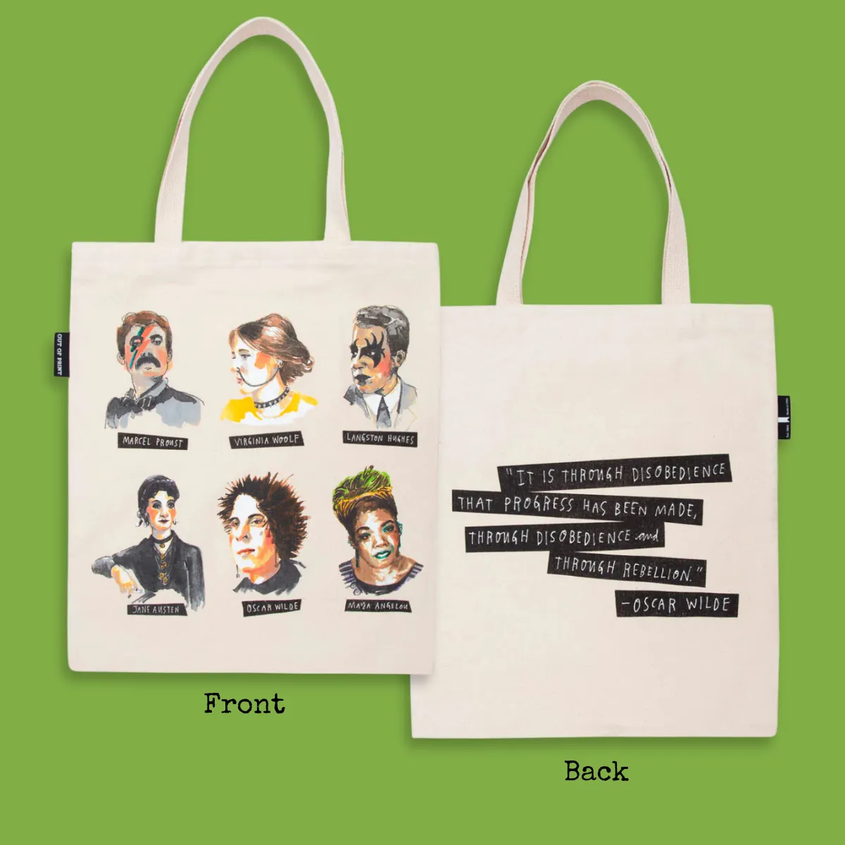 Punk Rock Authors Canvas Tote Bag