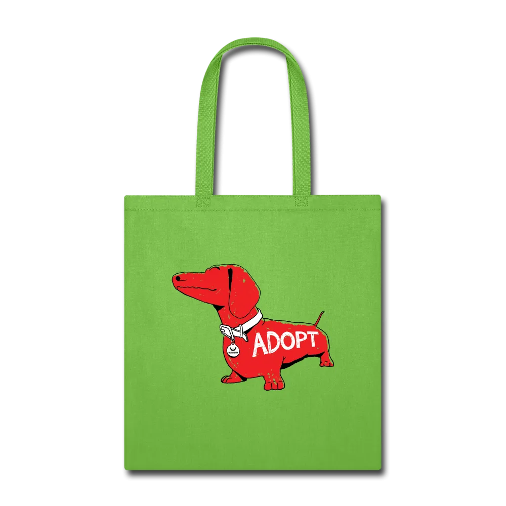 "Big Red Dog" Tote Bag