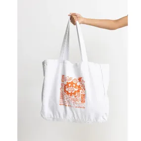 Rhythm Dance Tote Bag - Cream