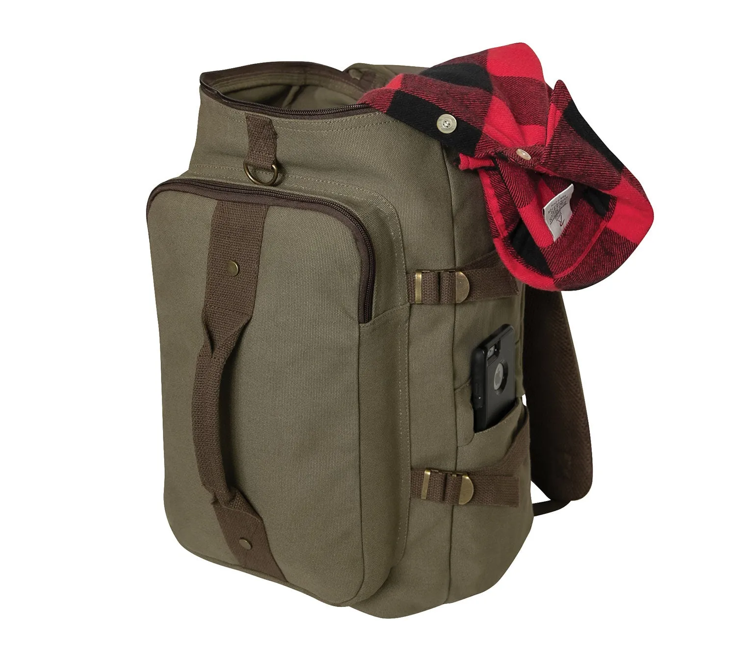 Rothco Convertible Canvas Duffle / Backpack