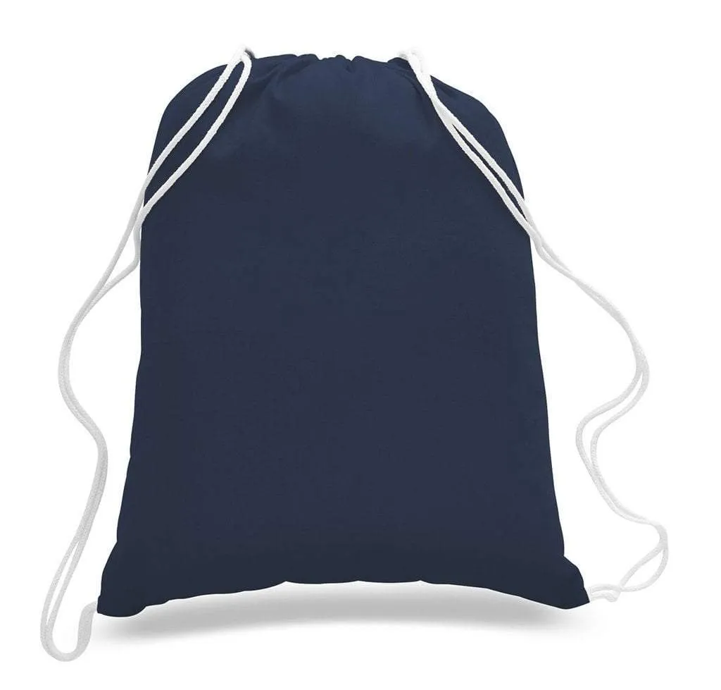 SET OF ( 12 ) DRAWSTRING BACKPACK 100% COTTON SHEETING