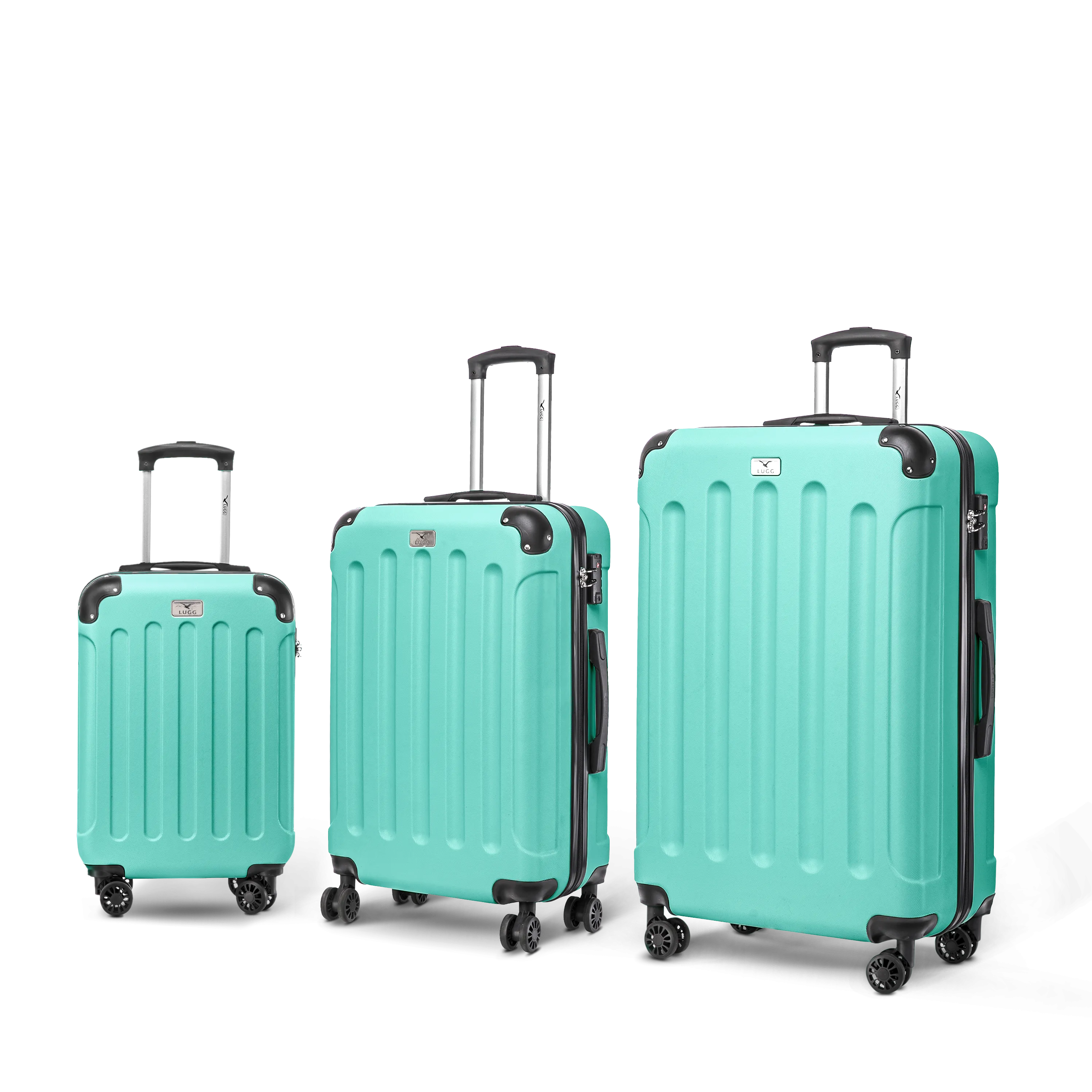 Skywander 3pc Suitcase Set in Mint