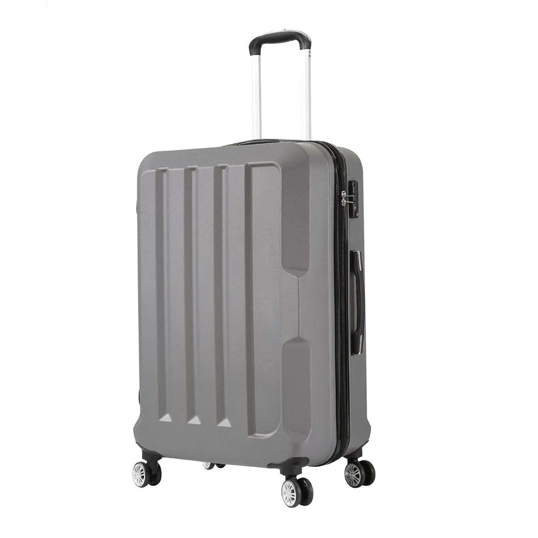 Slimbridge 24" Travel Luggage Lightweight Dark Grey 24 inch