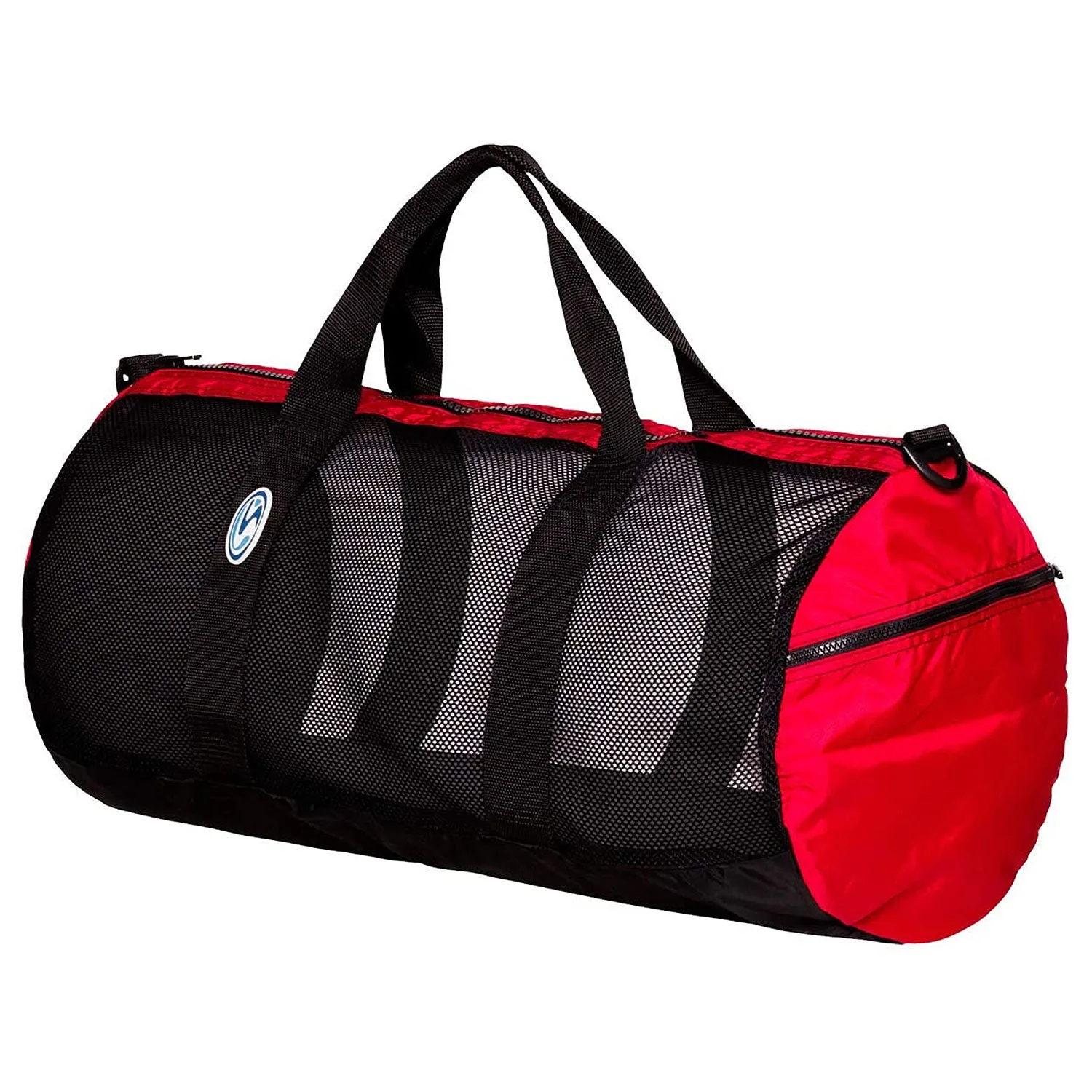 Stahlsac by Bare 26" Mesh Duffel Bag (Black/Red)