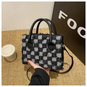 The Checkered Tote Bag